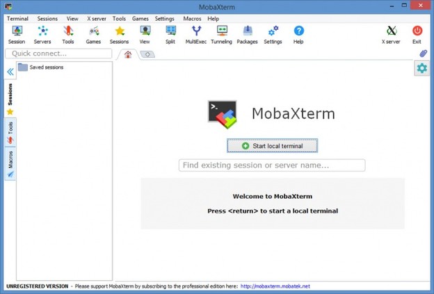 MobaXterm Startup